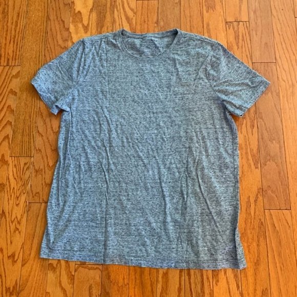 Mens Banana Republic Soft Wash Heather Grey T-Shirt XL